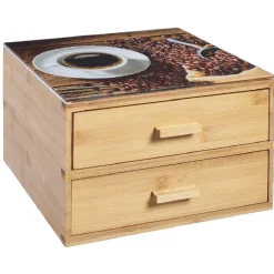 Bloc tiroirs à dosettes 2 niveaux