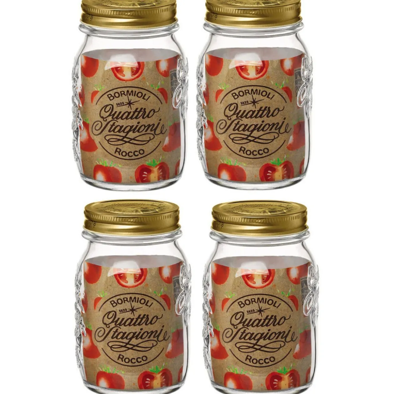 Bocal à stériliser 500 ml x 4