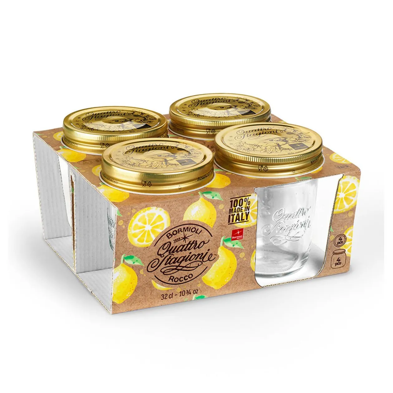 Bocal à stériliser 200 ml x 4