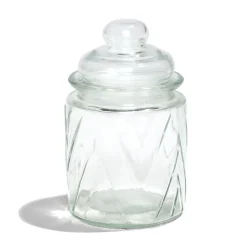 Bocal de conservation en verre Ø7,5x12cm - 2 modèles