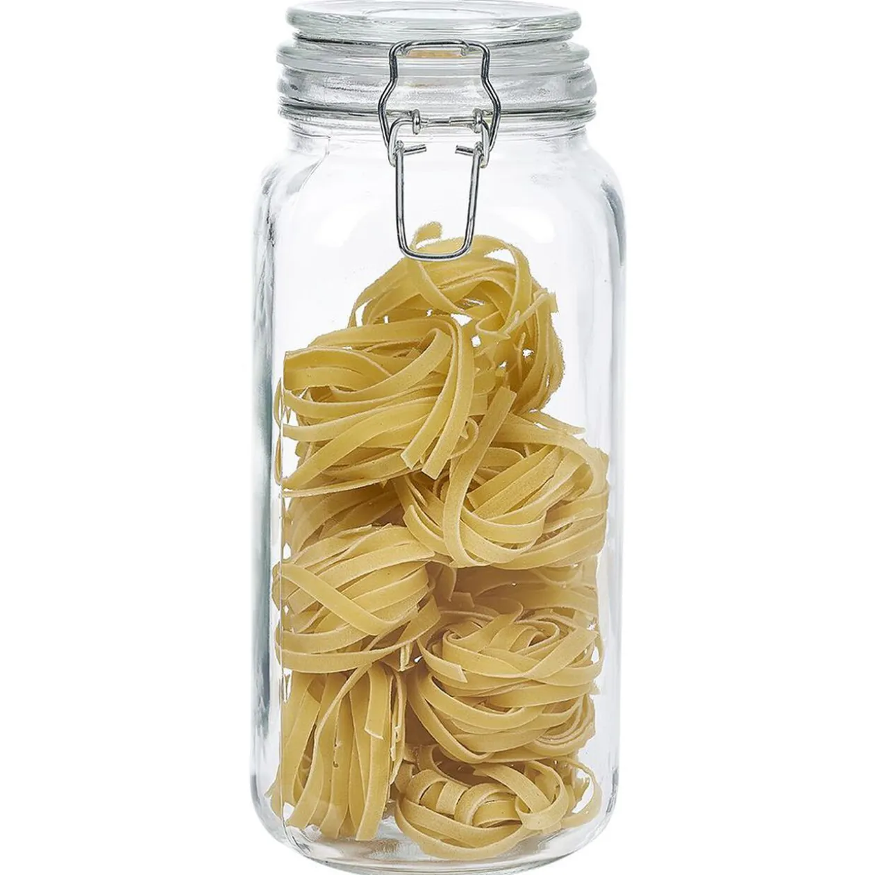 Bocal en verre avec couvercle à charnière 2,2 L