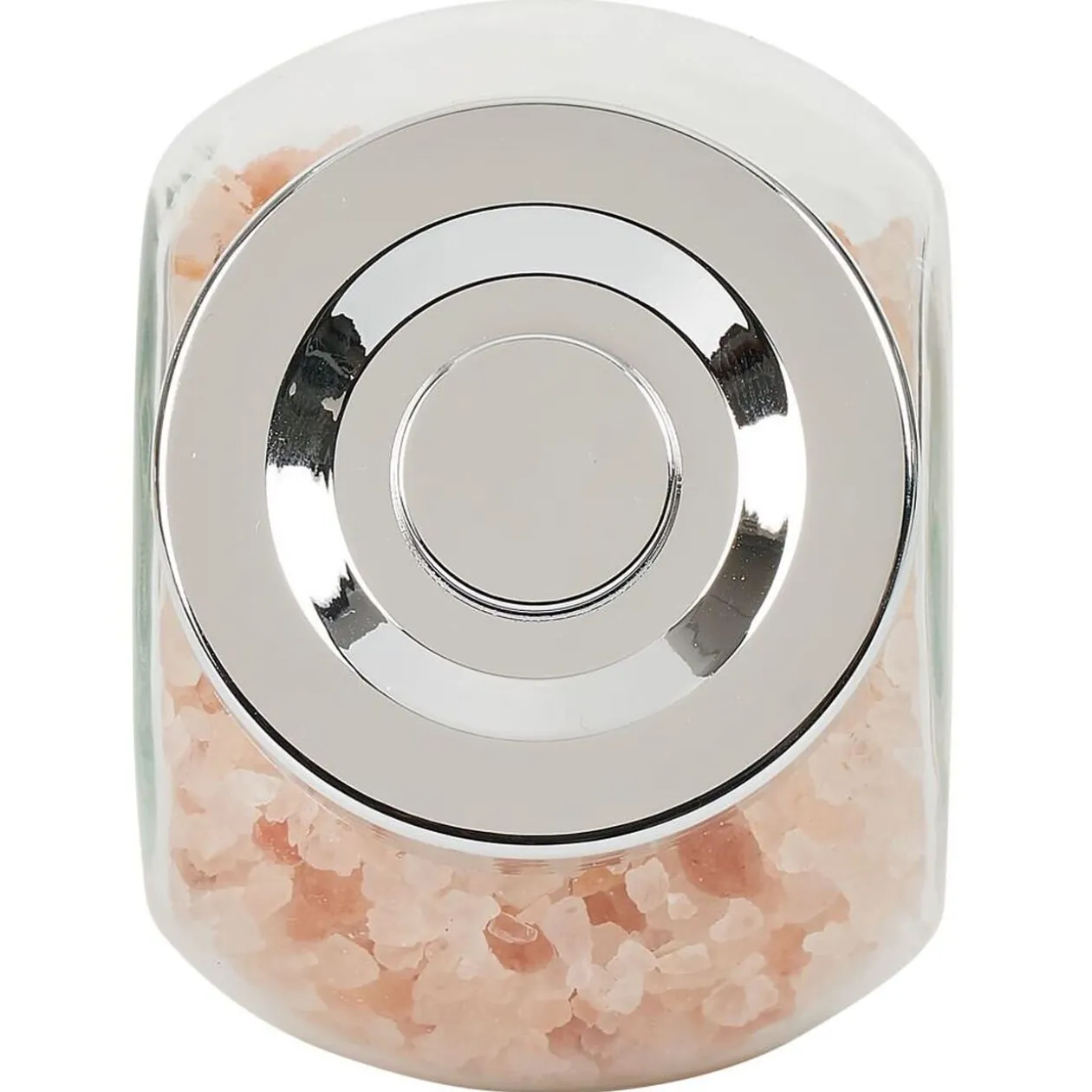 Bocal en verre incliné 200ml avec couvercle en plastique à visser x2