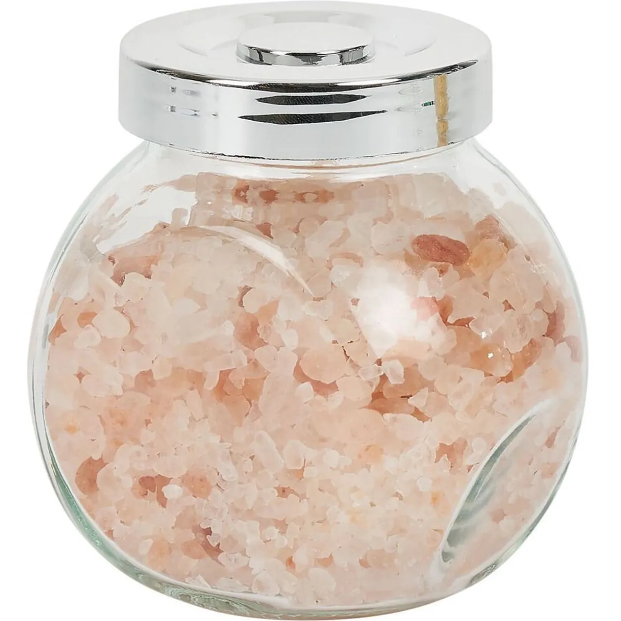 Bocal en verre incliné 200ml avec couvercle en plastique à visser x2