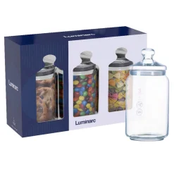 Bocal transparent Luminarc 1 L x3