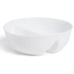 Bol à 2 compartiments 18x18xH5,5cm - 2 coloris