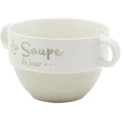 Bol à soupe en faïence