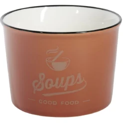 Bol à soupe inscription Soups Good Food 500ml