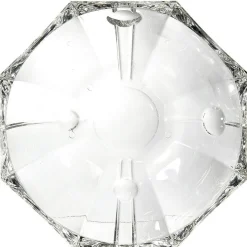 Bol Berlin octogonal en verre transparent ø 25 cm