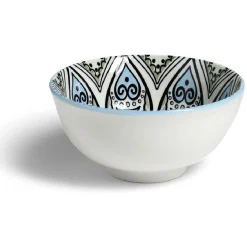 Bol décor oriental porcelaine Ø11,5xH6cm