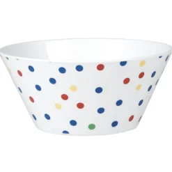 Bol mélaminé décor pois multicolore