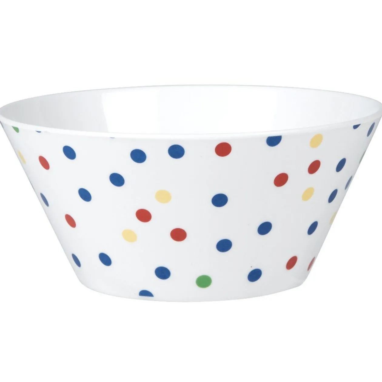 Bol mélaminé décor pois multicolore
