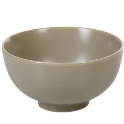 Bol petit déjeuner gris clair en porcelaine petit format