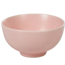 Bol petit déjeuner rose clair en porcelaine petit format