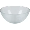Bol transparent strié