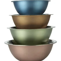 Bols à mixer en inox x4