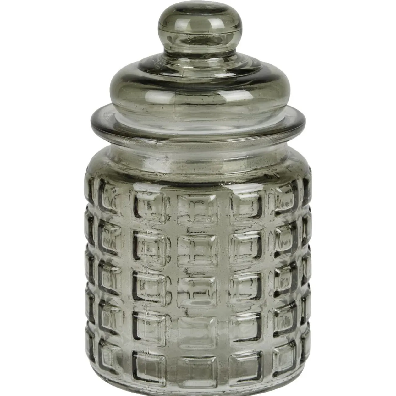 Bonbonnière colorée en verre