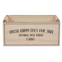 Boîte à oeufs en bois