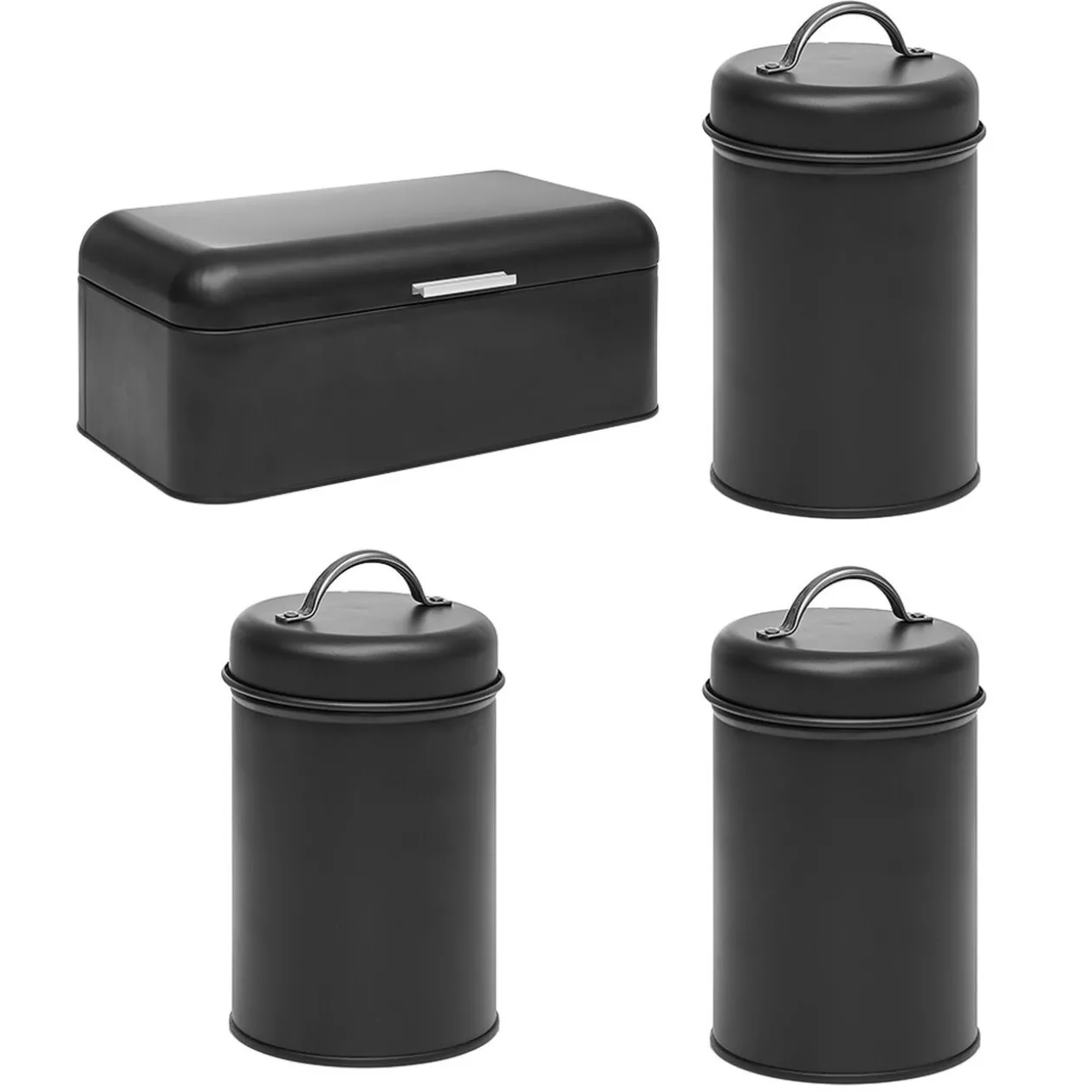 Boîte à pain avec boîte de rangement x3