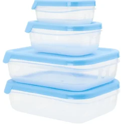 Boîte alimentaire couvercle bleu