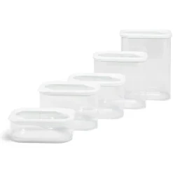 Boîte alimentaire plastique x5