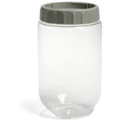 Boîte de conservation transparente avec couvercle à visser 1L