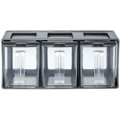 Boîte de cuisine 3 compartiments avec poignée