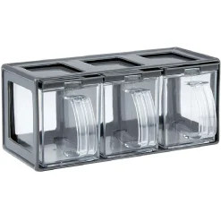 Boîte de cuisine 3 compartiments avec poignée