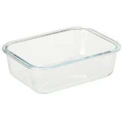 Boîte en verre et bambou 1 L