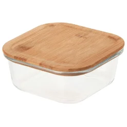 Boîte en verre et bambou 800 ml