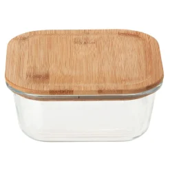 Boîte en verre et bambou 800 ml
