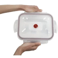 Boîte hermétique en verre avec couvercle 1,6L