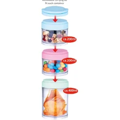 Boîte lunch 3 pièces