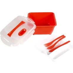 Boîte Lunch box compartimenté avec couvert