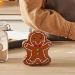 Boîte métal bonhomme pain d'épices