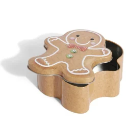 Boîte métal bonhomme pain d'épices