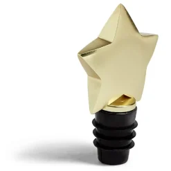 Bouchon design Noël doré - étoile ou sapin