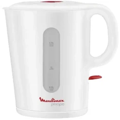 Bouilloire Principio Moulinex blanc et rouge 1,5 L