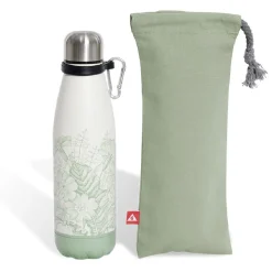 Bouteille isotherme 480ml avec housse vert
