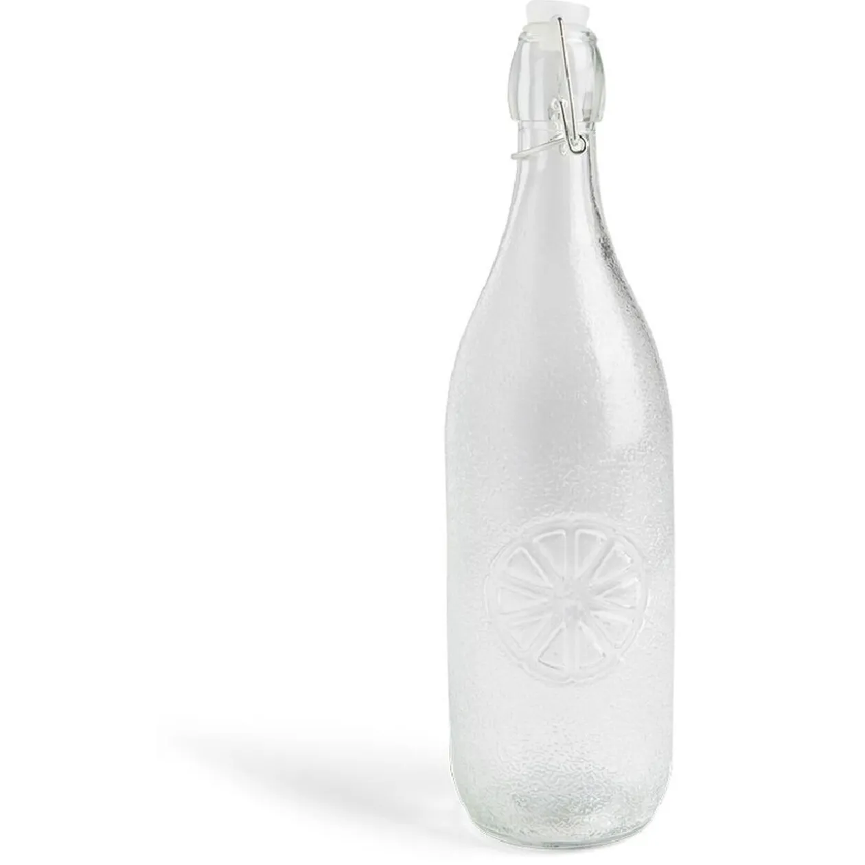 Bouteille limonade 1L verre ambre Ø8,2xH31,5cm