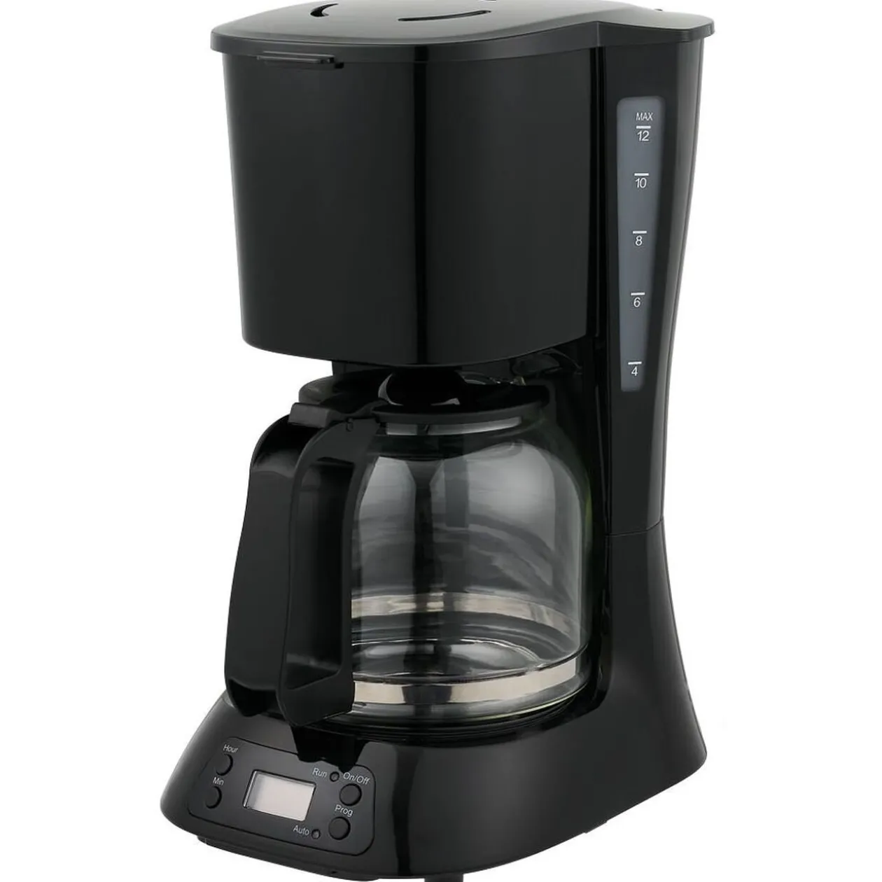 Cafetière programmable Homday noire 1,5L