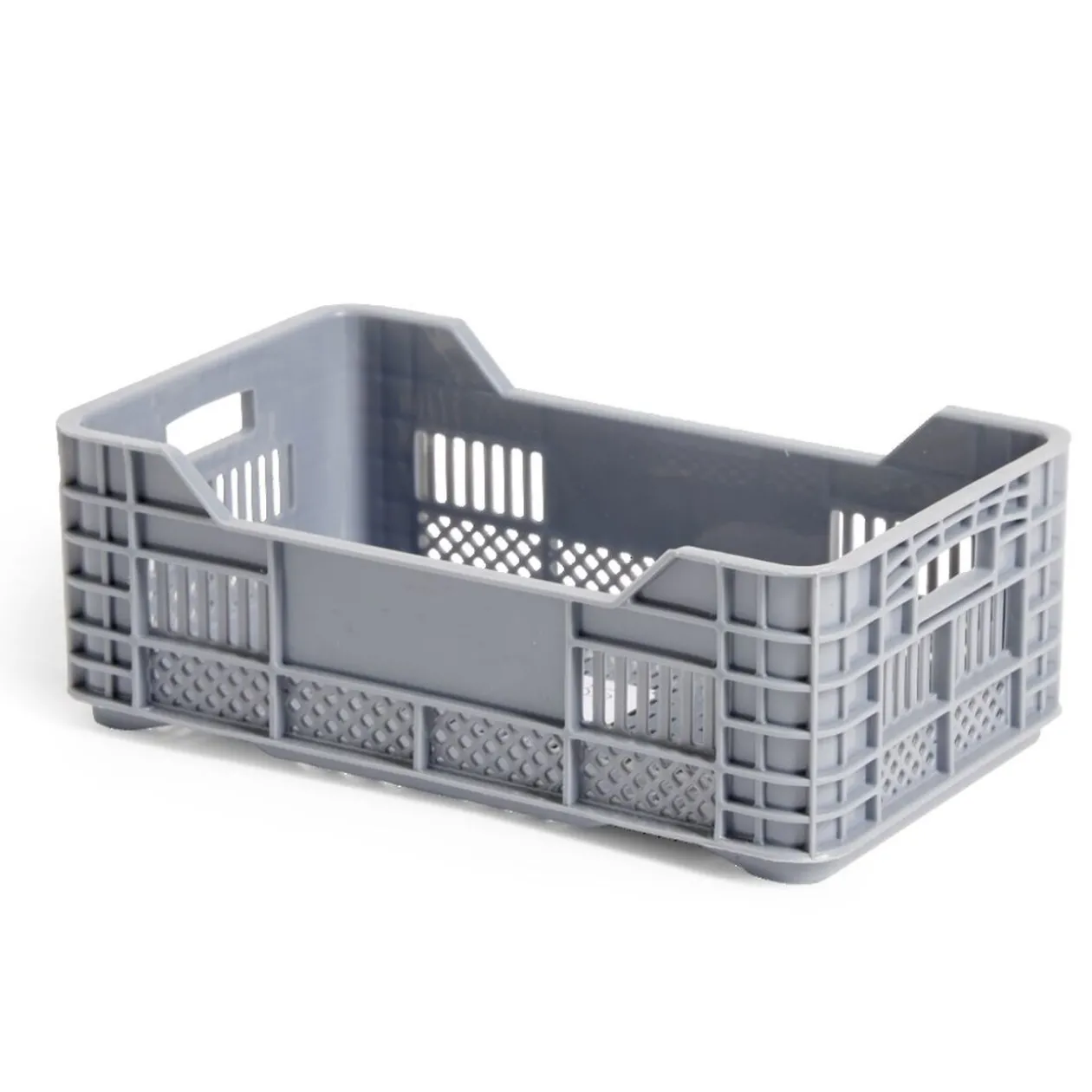 Cagette polypropylène bleue L17x10xH6cm