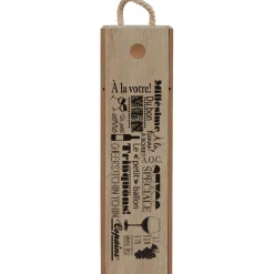 Caisse en bois pour bouteille de vin design naturel