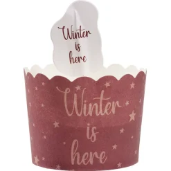 Caissette à gâteau avec décoration x18