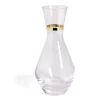 Carafe en verre goulot liseré doré 1,3L