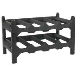 Casier pour 8 bouteilles noir