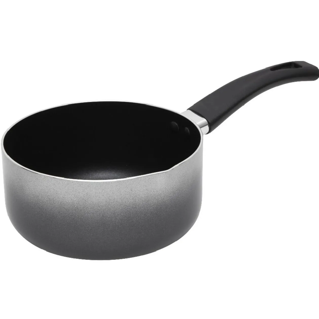 Casserole aluminium anti adhérente grise Ø 20