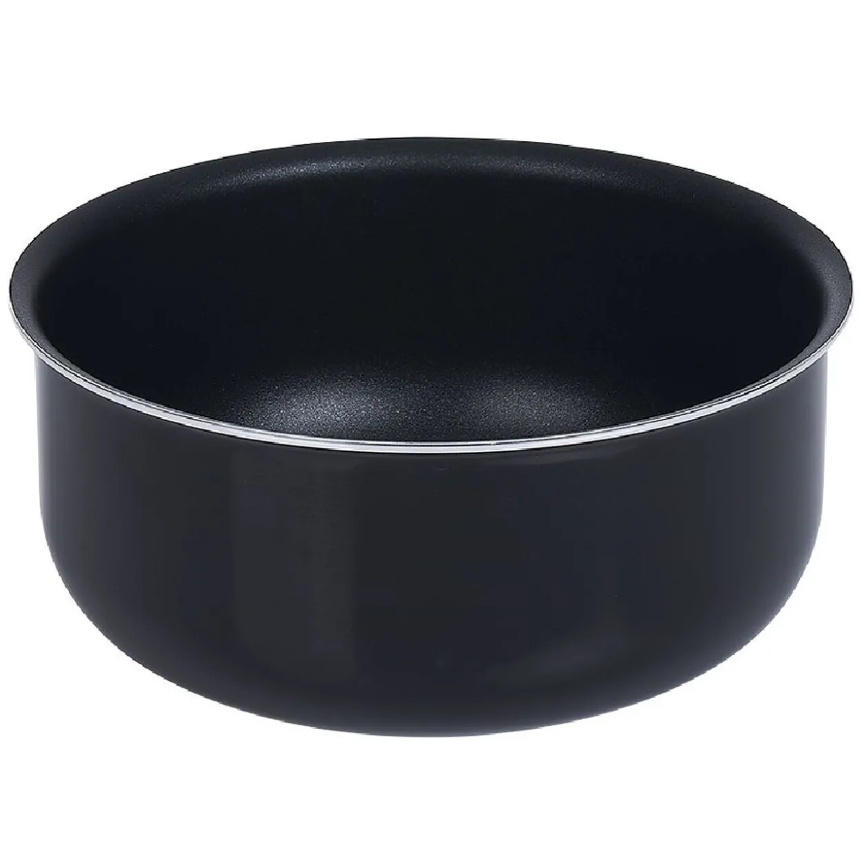 Casserole aluminium noir x3 avec poignée amovible x1