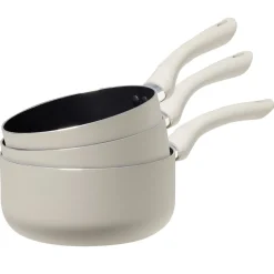 Casserole en aluminium taupe x3