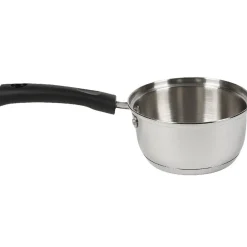 Casserole inox avec poignée bakélite noir ø 18 cm