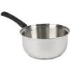Casserole inox avec poignée bakélite noir ø 20 cm